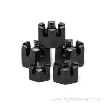 Black oxide coating Hexagon slotted castle nuts GB6178